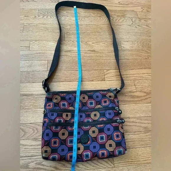 Kipling  Geomatric Print Crossbody Handbag - Picture 1 of 8